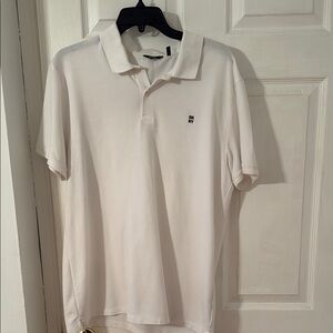 DKNY Men's White Polo Shirt